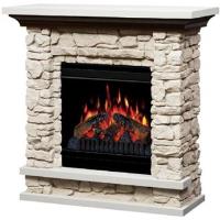 Stone veneer fireplace image 1